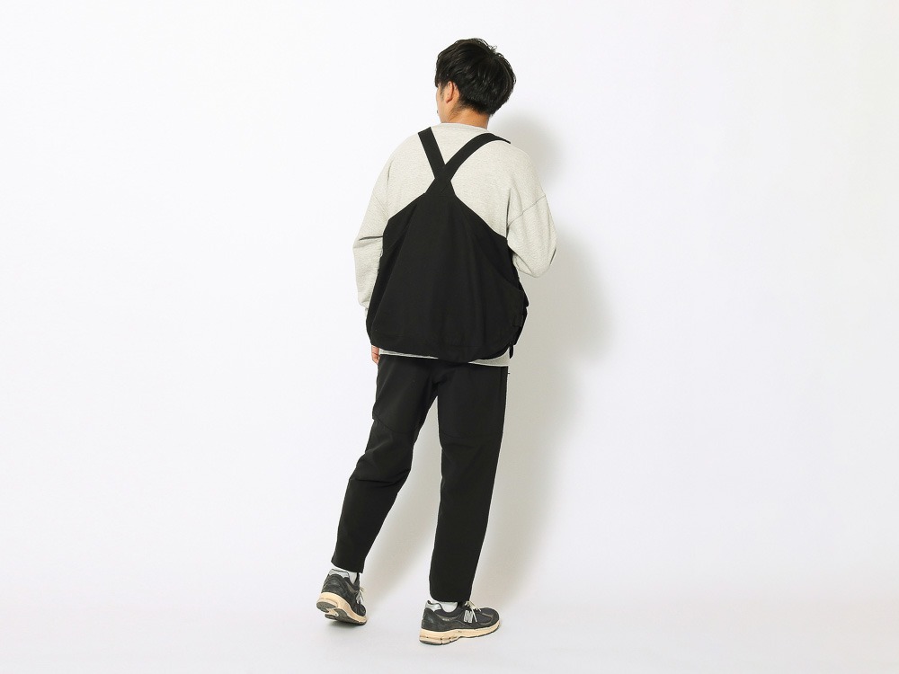 TAKIBI Canvas Vest M Black