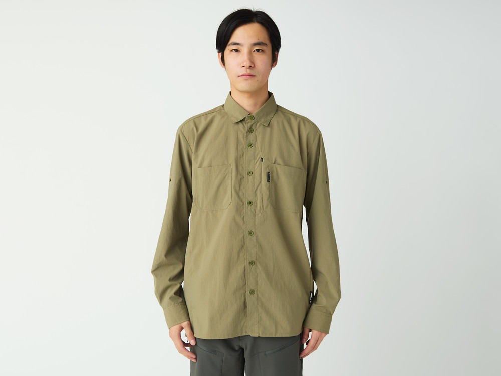 Utility Field Long Sleeve Stretch Dry Shirt S WHITE
