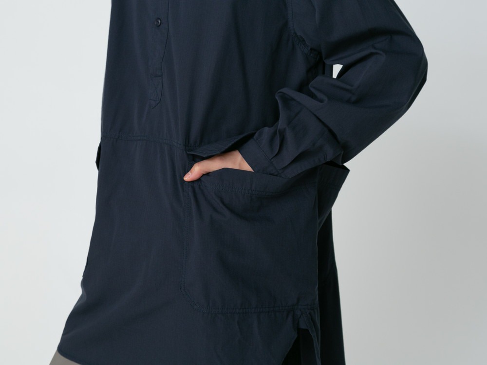 TAKIBI Light Ripstop Pullover S BLACK