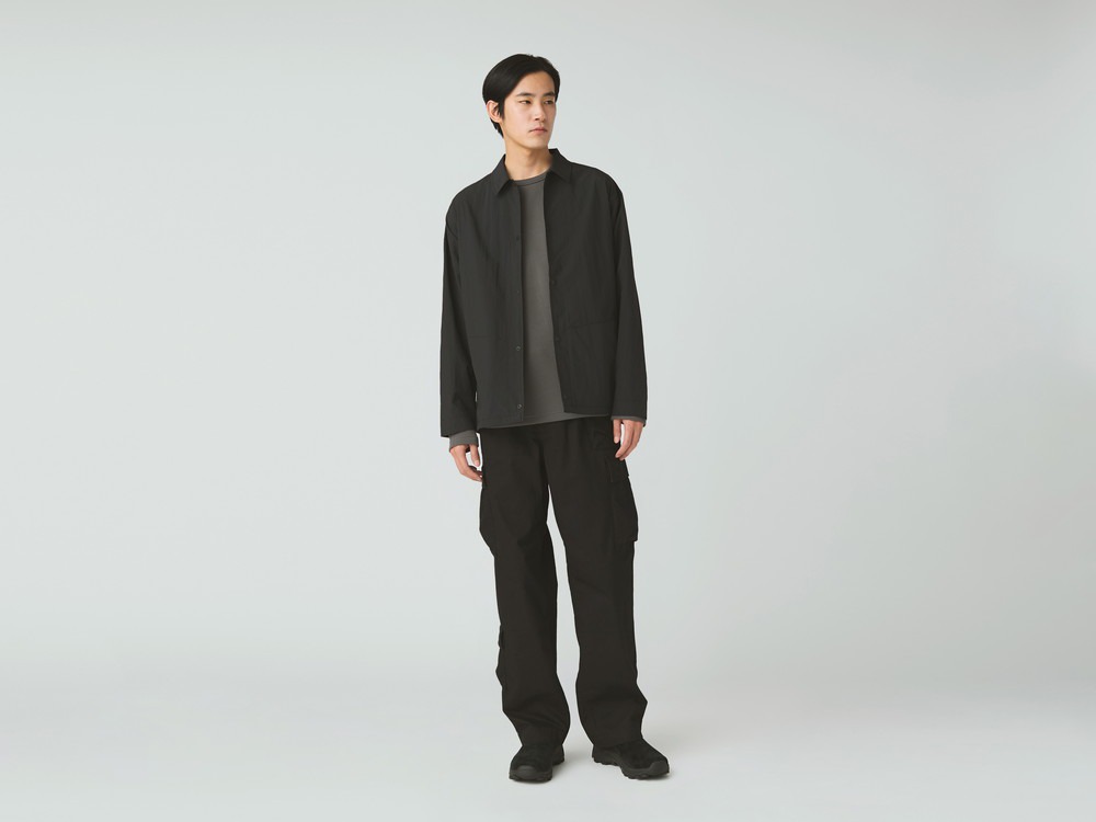 【先行予約商品】Nylon Tussah Utility Storage Shirt M LIGHT GREY