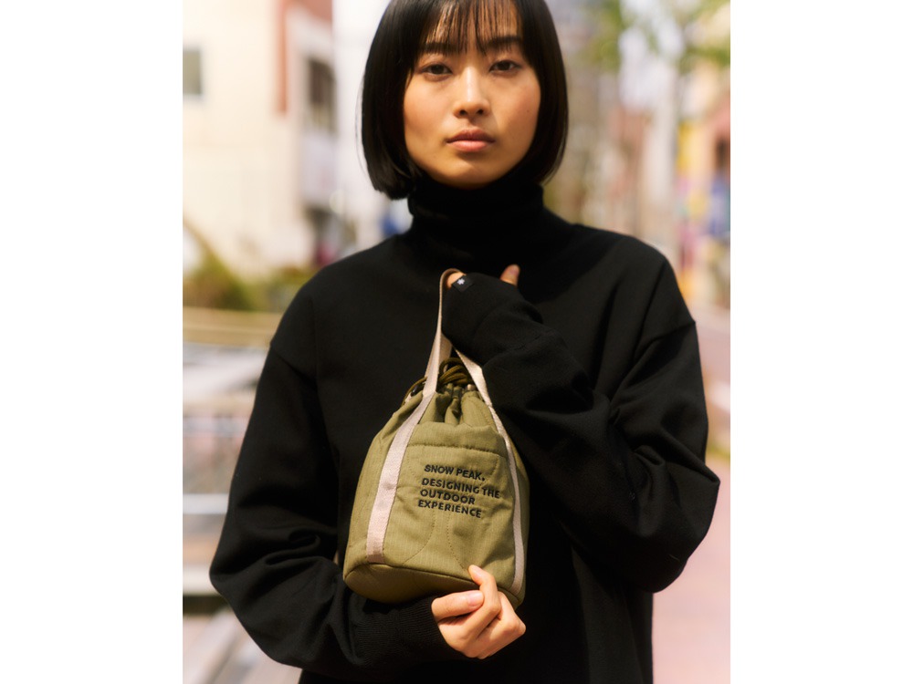 Quilted Ripstop Pouch One BLACK
