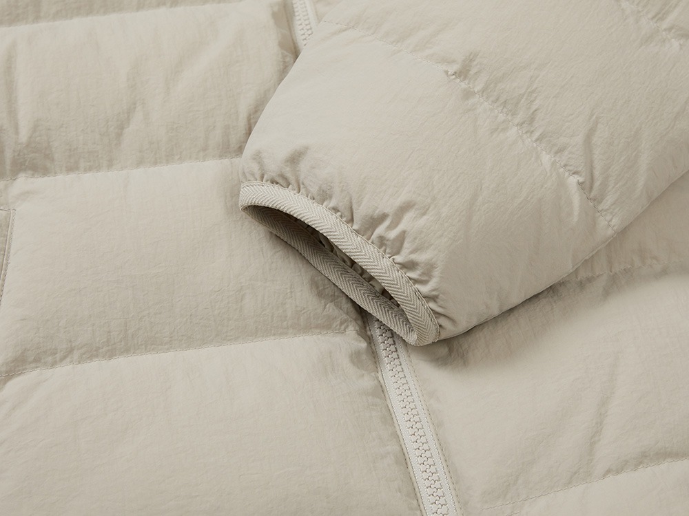 Land Lightweight Down Jacket M LIGHT BEIGE