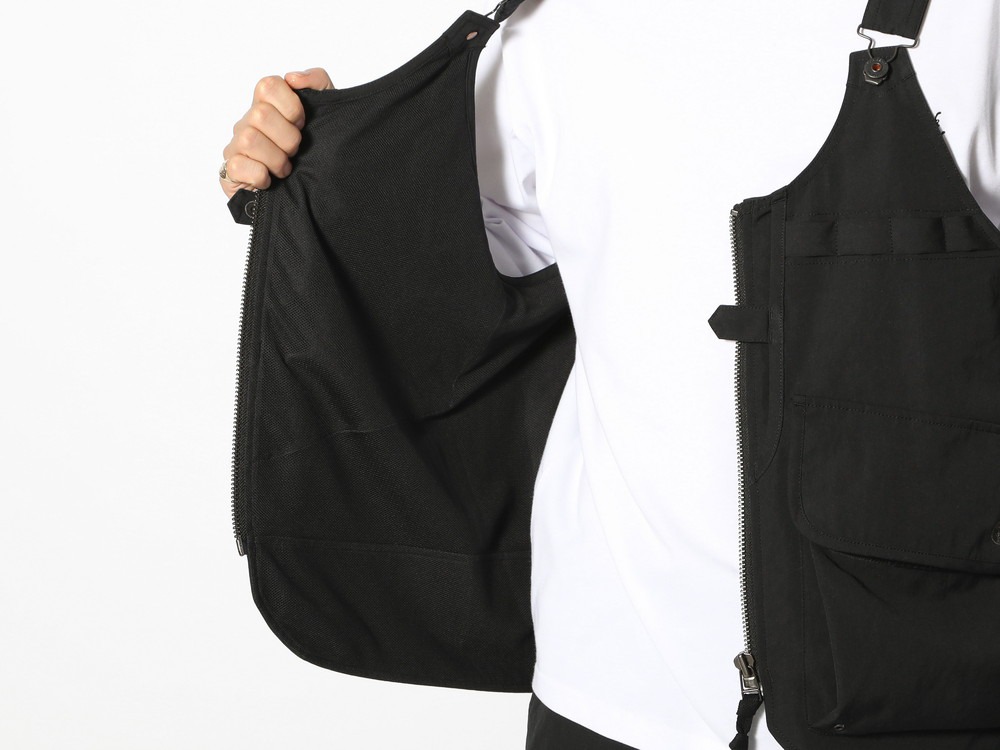 TAKIBI Weather Cloth Vest S Black