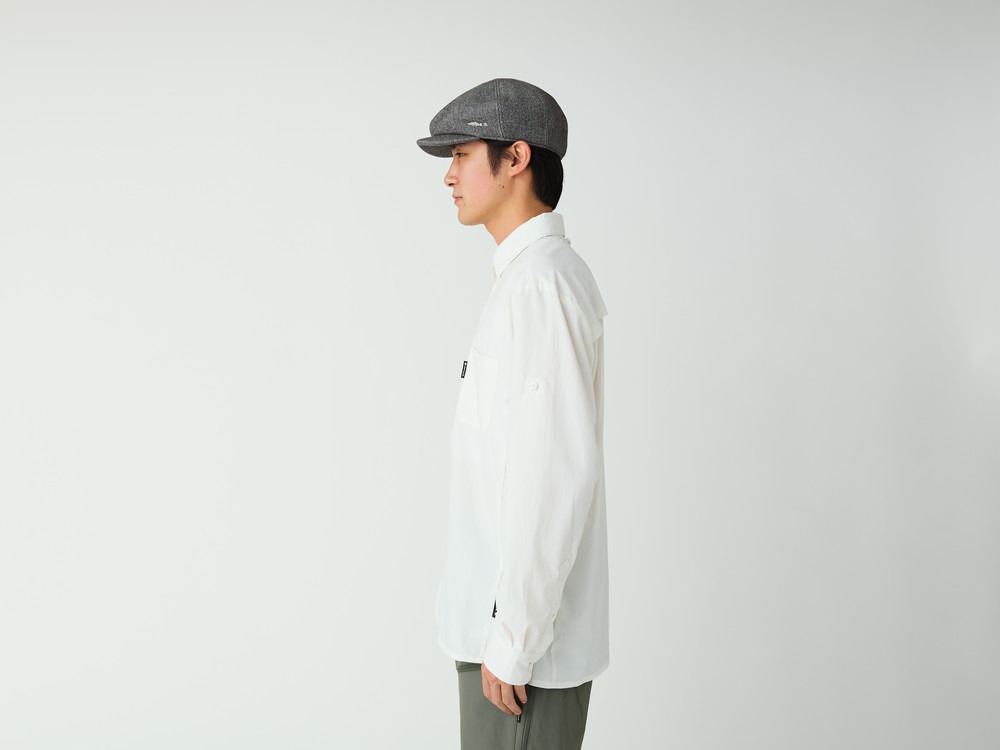 Utility Field Long Sleeve Stretch Dry Shirt S WHITE