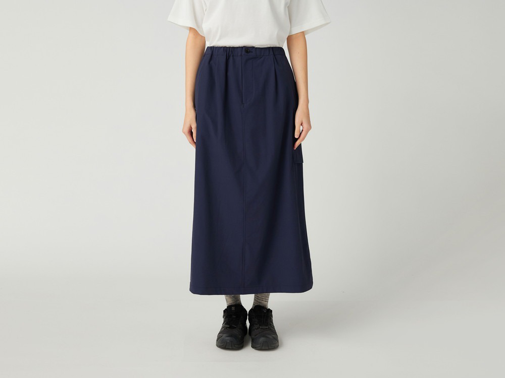 【先行予約商品】Water-Repellent Stretch Skirt 2 BLACK