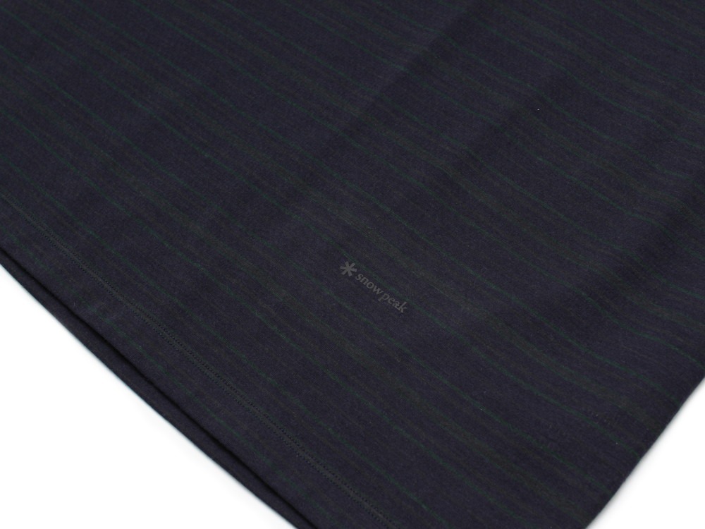 【先行予約商品】Hybrid Wool Mesh Stripe L/S T S BLUE BD