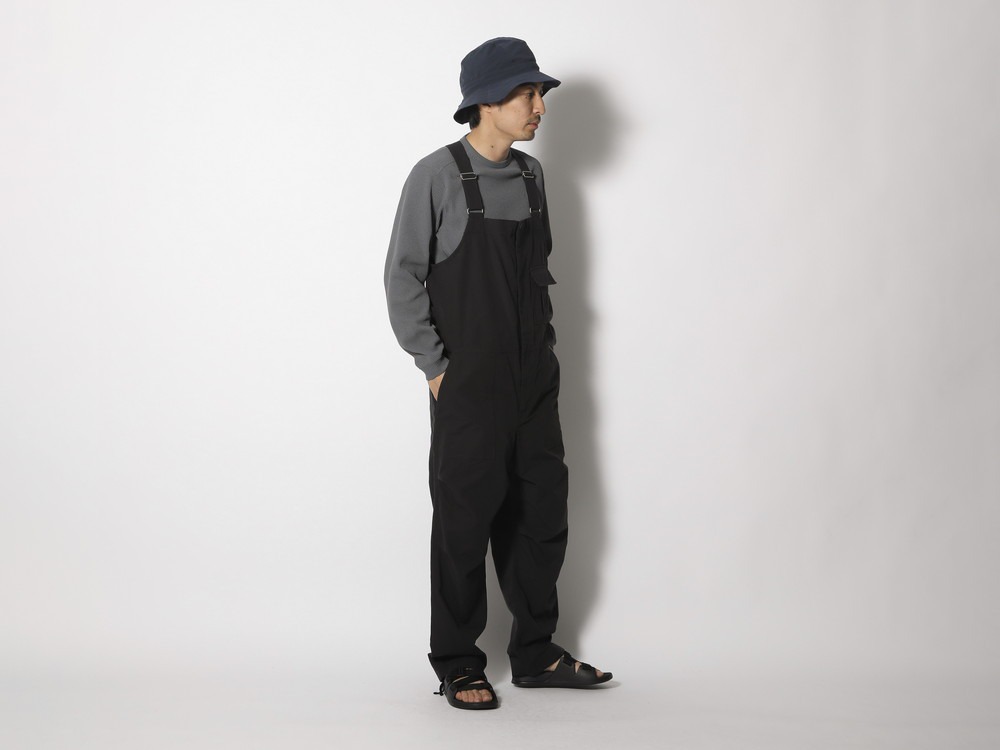 TAKIBI Light Ripstop Overalls S Khaki