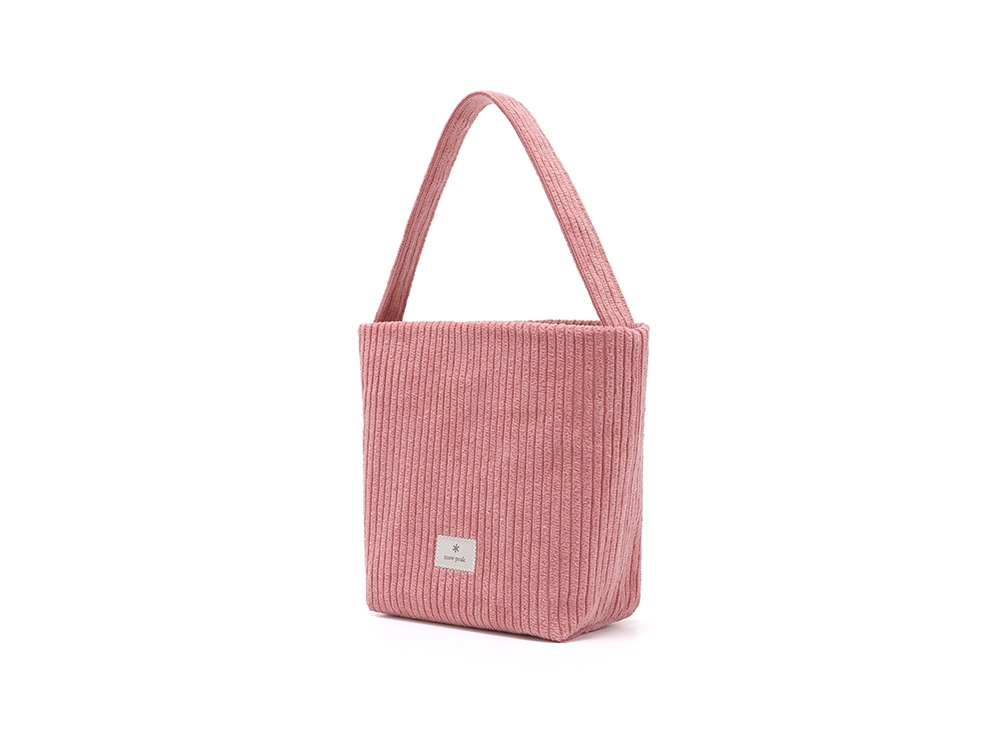 Corduroy Micro Tote Bag One LIGHT PINK
