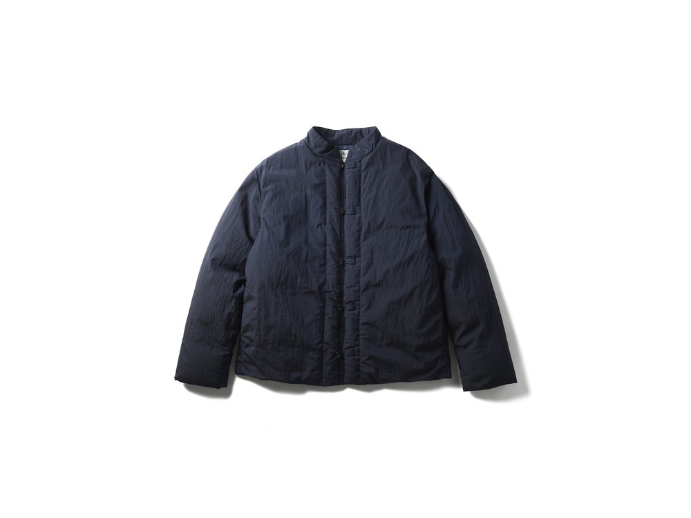 Garment Dyed Down Jacket S NAVY