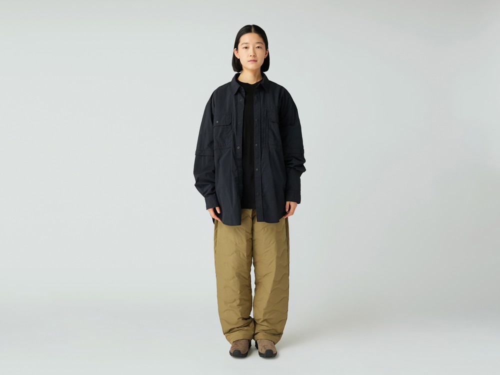 【先行予約商品】Garment Dyed Convertible Shirt M IVORY