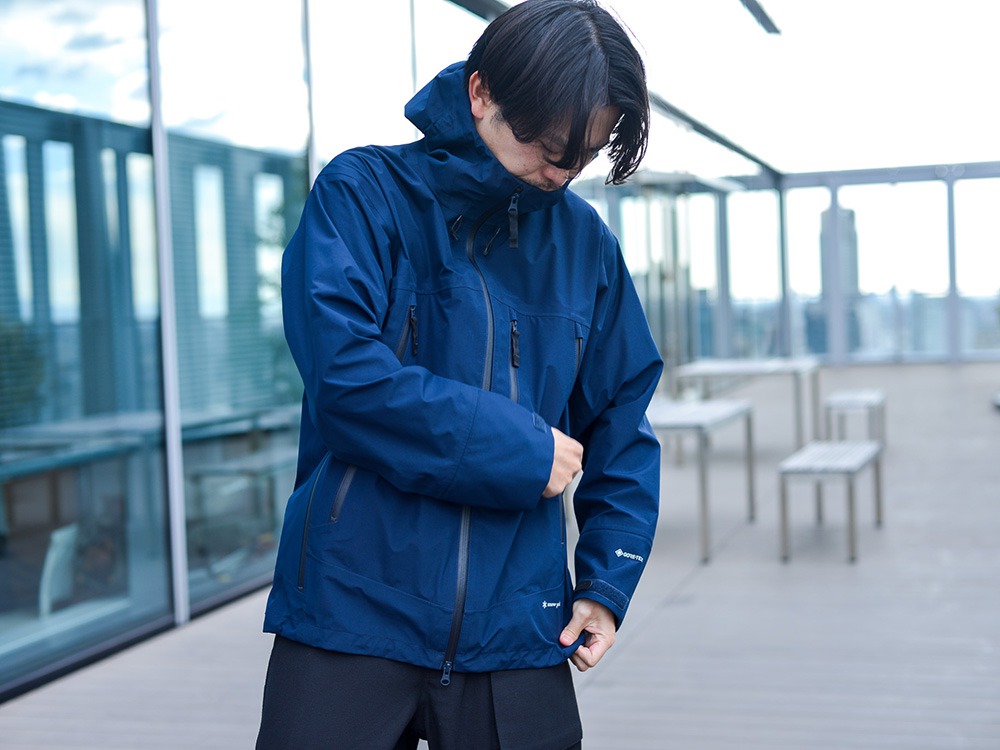 GORE-TEX Rain Jacket M NAVY