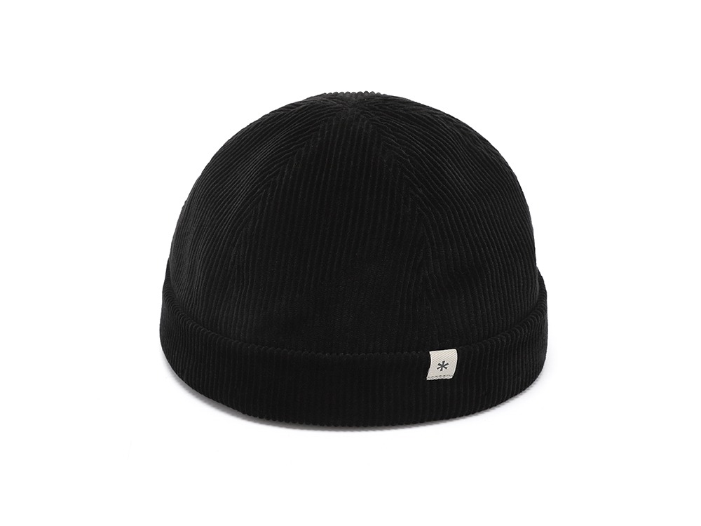 Corduroy Watch Cap One BLACK