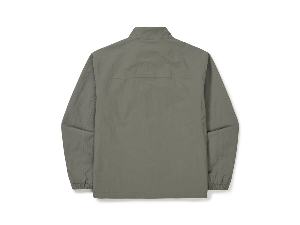 Cample Stand Neck Windbreaker M DARK GREY