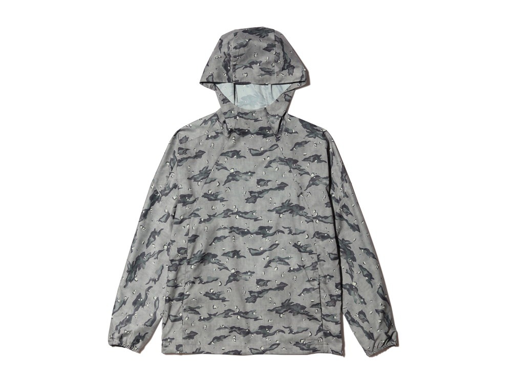 Printed Breathable Quick Dry Anorak S Khaki