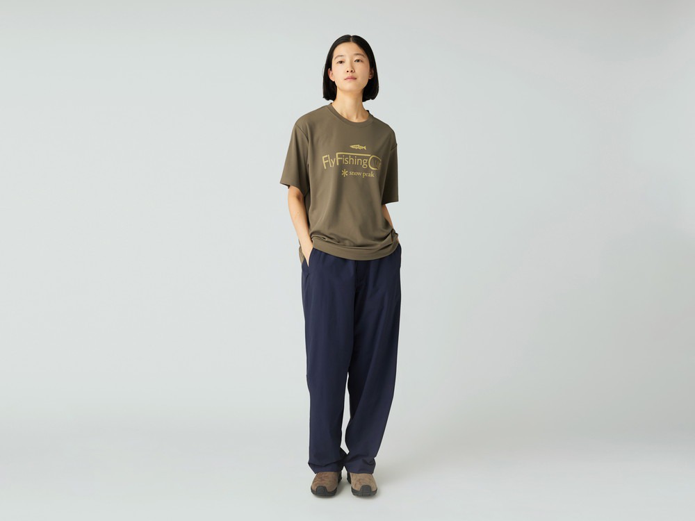 Flyfishing Club Graphic Short Sleeve T-Shirt M GREIGE