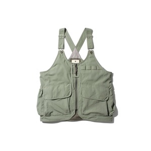 TAKIBI Canvas Vest M Olive(JK-22AU10703OL) | TAKIBI シリーズの通販