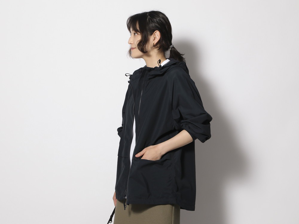 Light Mountain Cloth Zip Up Parka 1 Navy