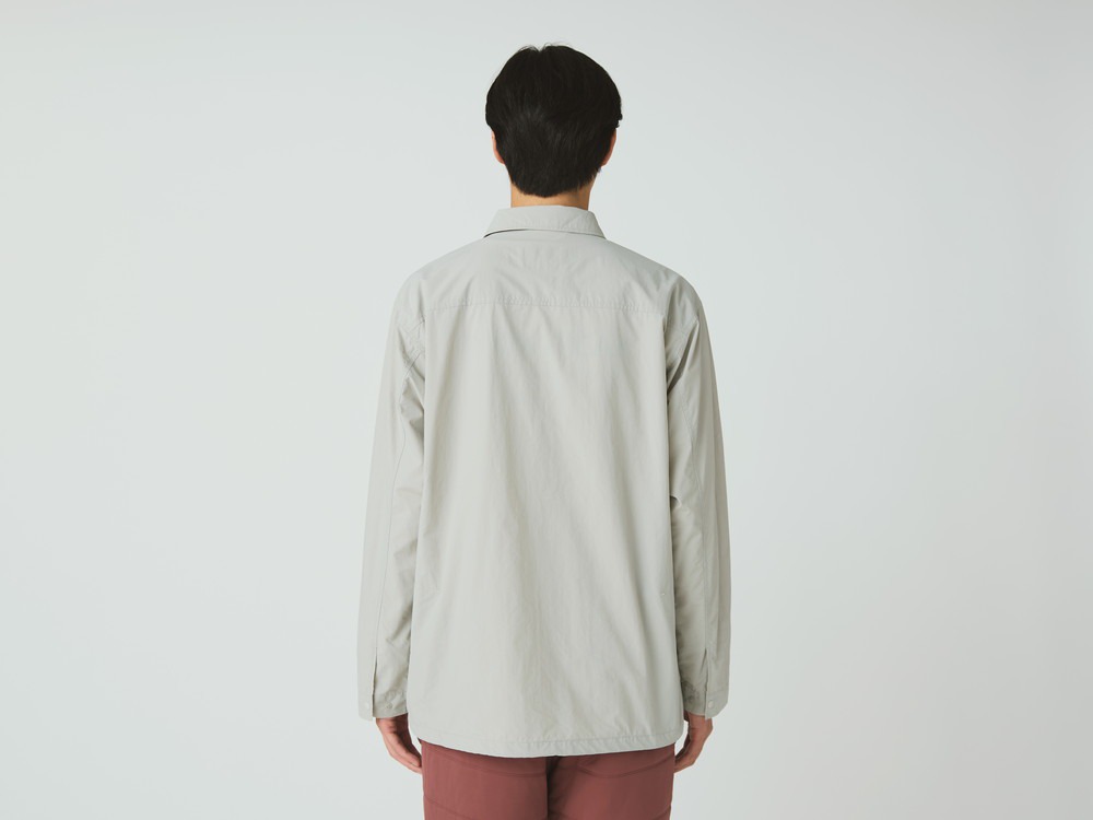 【先行予約商品】Nylon Tussah Utility Storage Shirt M LIGHT GREY