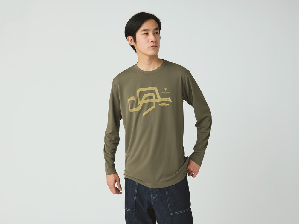 SP Logo Graphic Long Sleeve T-Shirt S WHITE