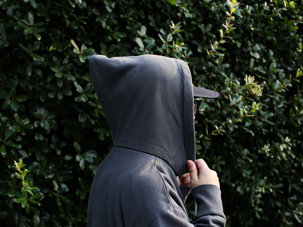 Garment Dyed Hoodie S DARK GREEN