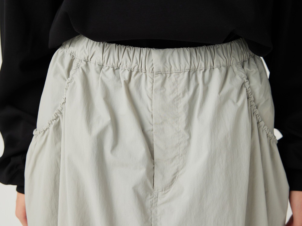 【先行予約商品】Nylon Tussah Utility Storage Skirt 2 BLACK