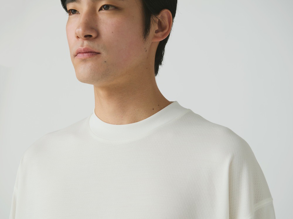 【先行予約商品】Hybrid Wool Mesh L/S T-Shirt M ECRU