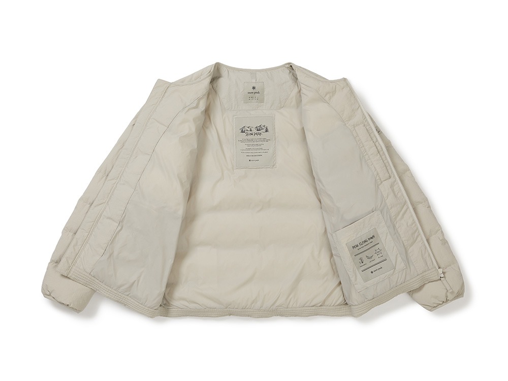Land Lightweight Down Jacket M LIGHT BEIGE