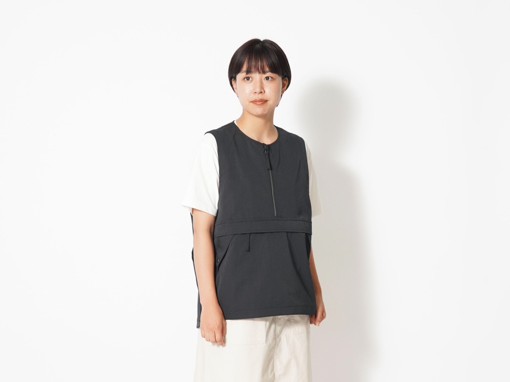 TAKIBI Weather Cloth Vest S Black