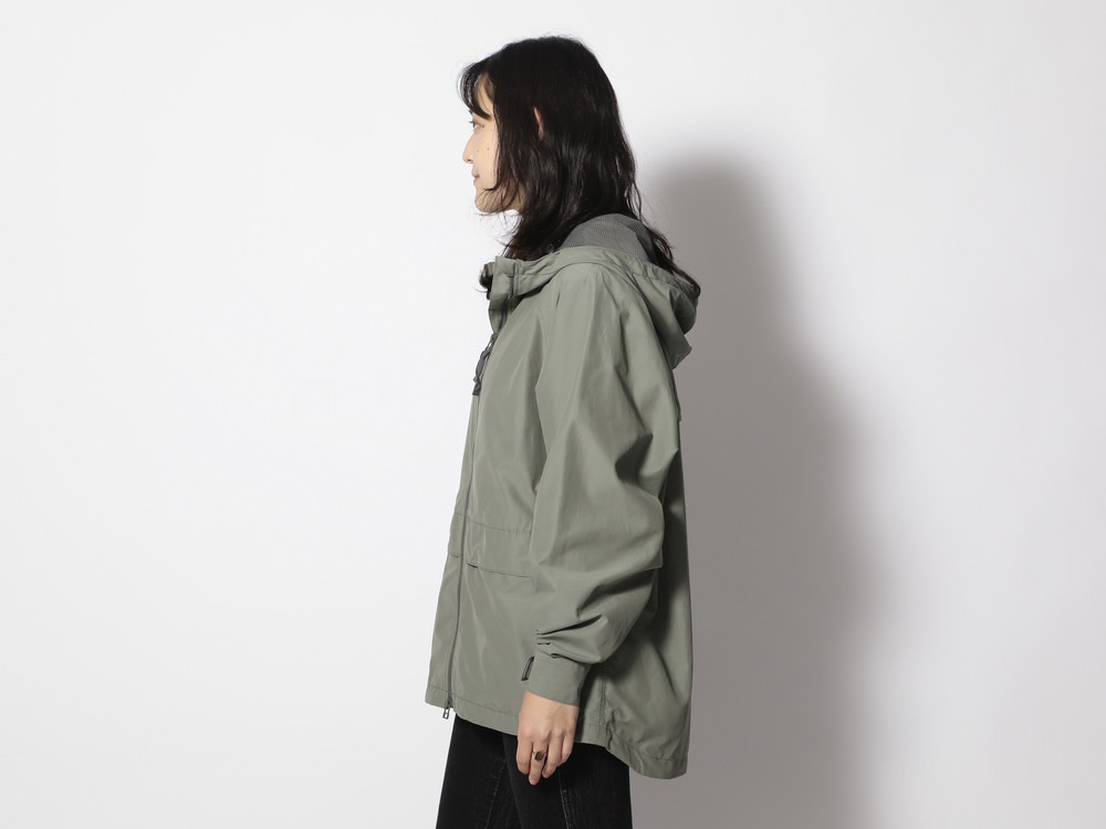 Light Mountain Cloth Zip Up Parka 1 Foliage