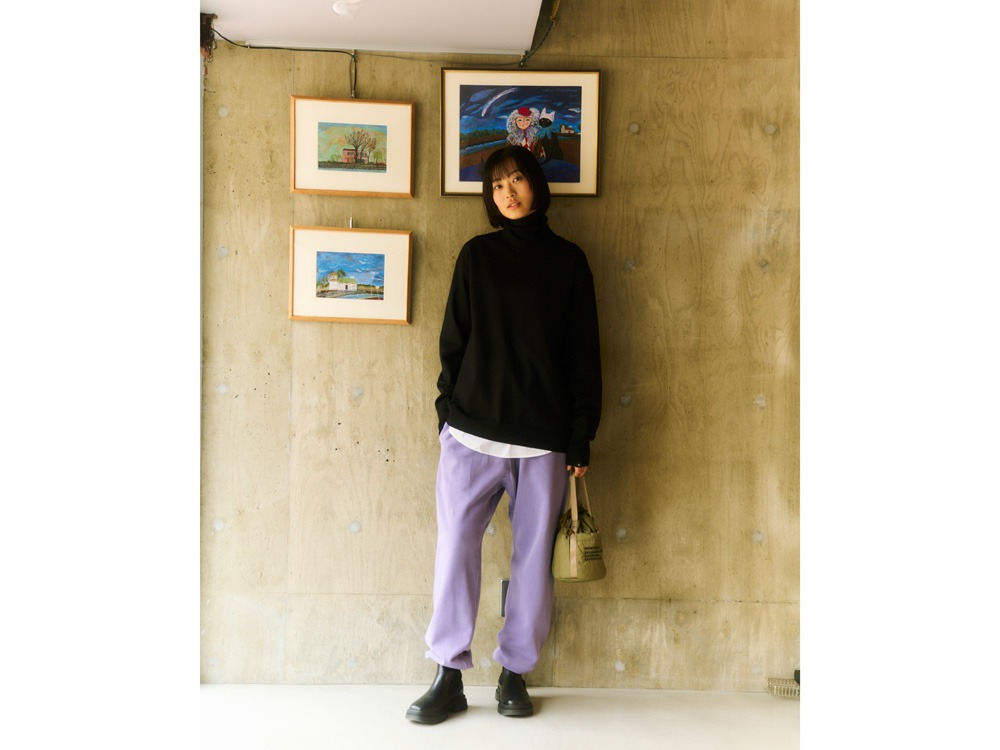 Garment Dyed Pants S PURPLE