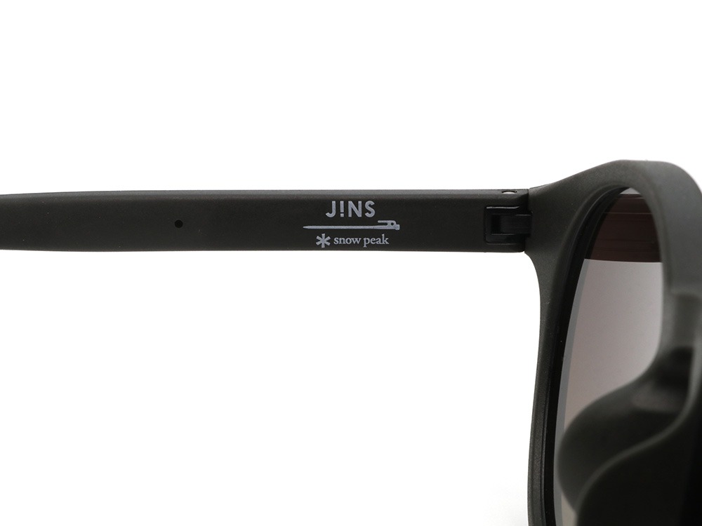 JINS × Snow Peak Rubber Sunglasses Matte Khaki (Boston)