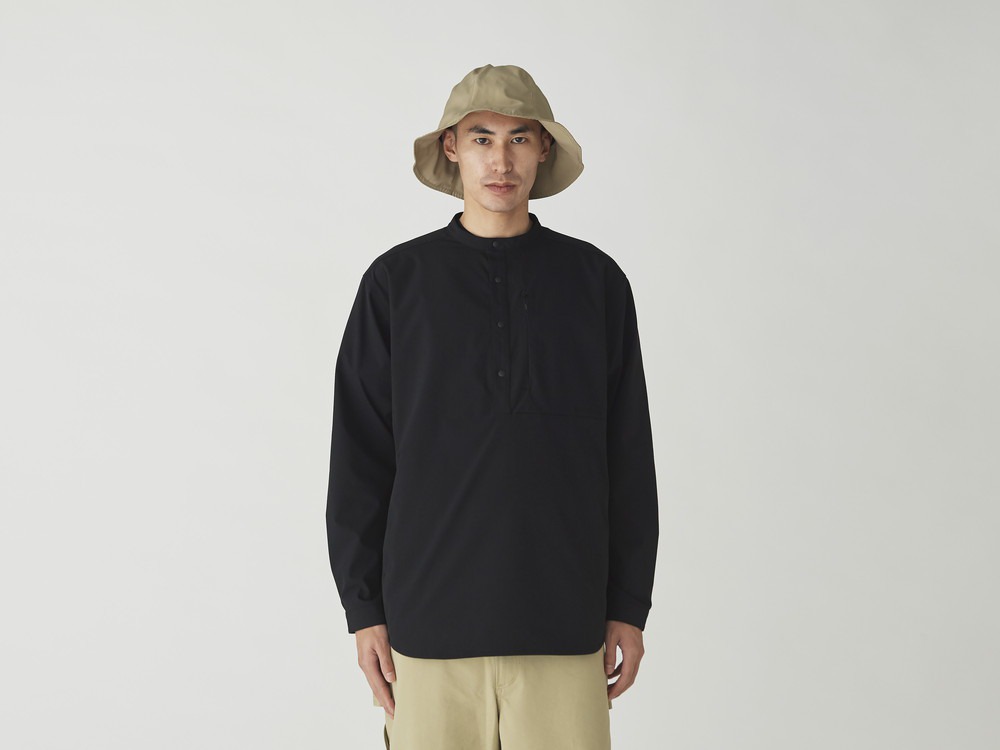 RW Transit Half Zip Shirt L Black(SH-24AU00304BK) | シャツの