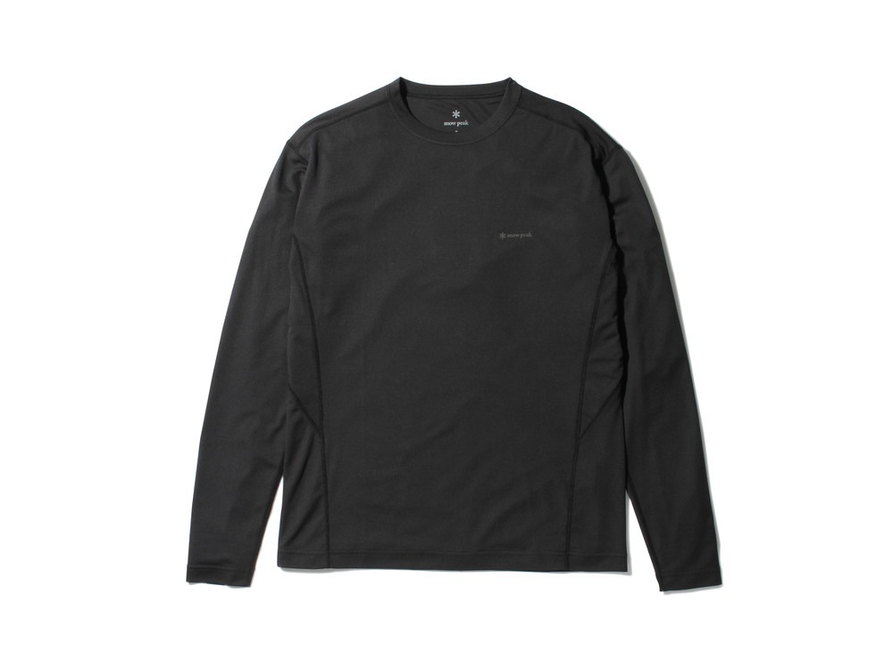 Pe Power Dry Long Sleeve T-Shirt L Black(SW-24SU00904BK) | Tシャツ