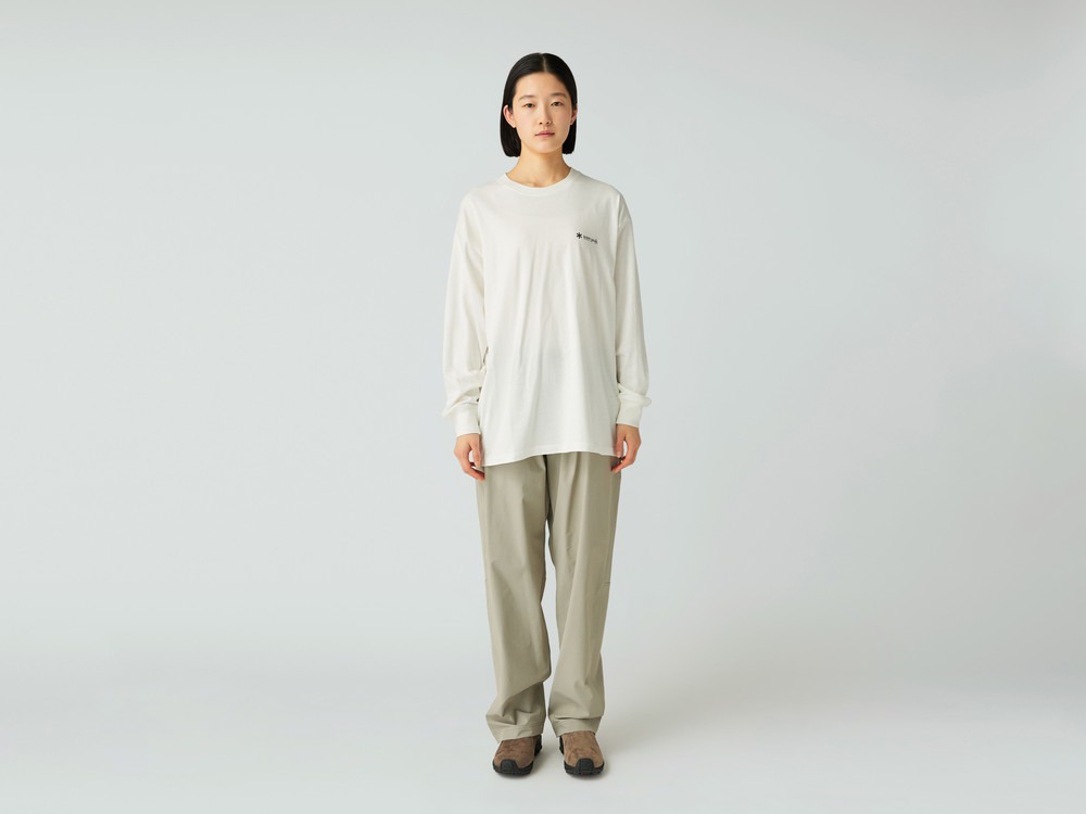 【先行予約商品】Soft Cotton Relaxed Logo L/S T-Shirt 1 OFF WHITE