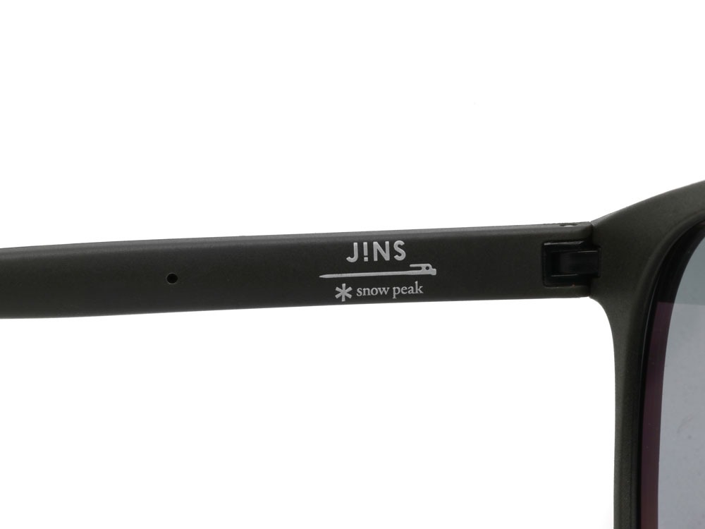 JINS × Snow Peak Rubber Sunglasses 苔 (Wellington)ドライブレンズ