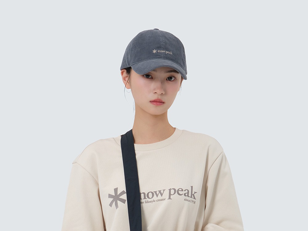 Corduroy Ball Cap M LIGHT BLUE