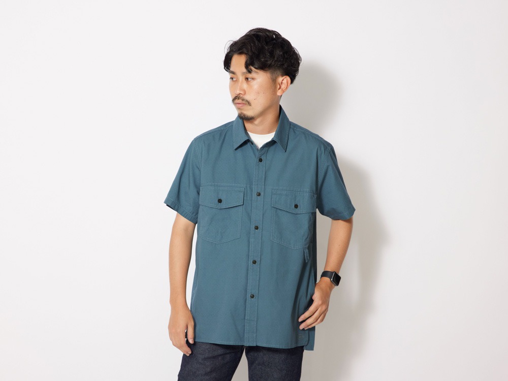 TAKIBI Light Ripstop Shirt 1 Ecru