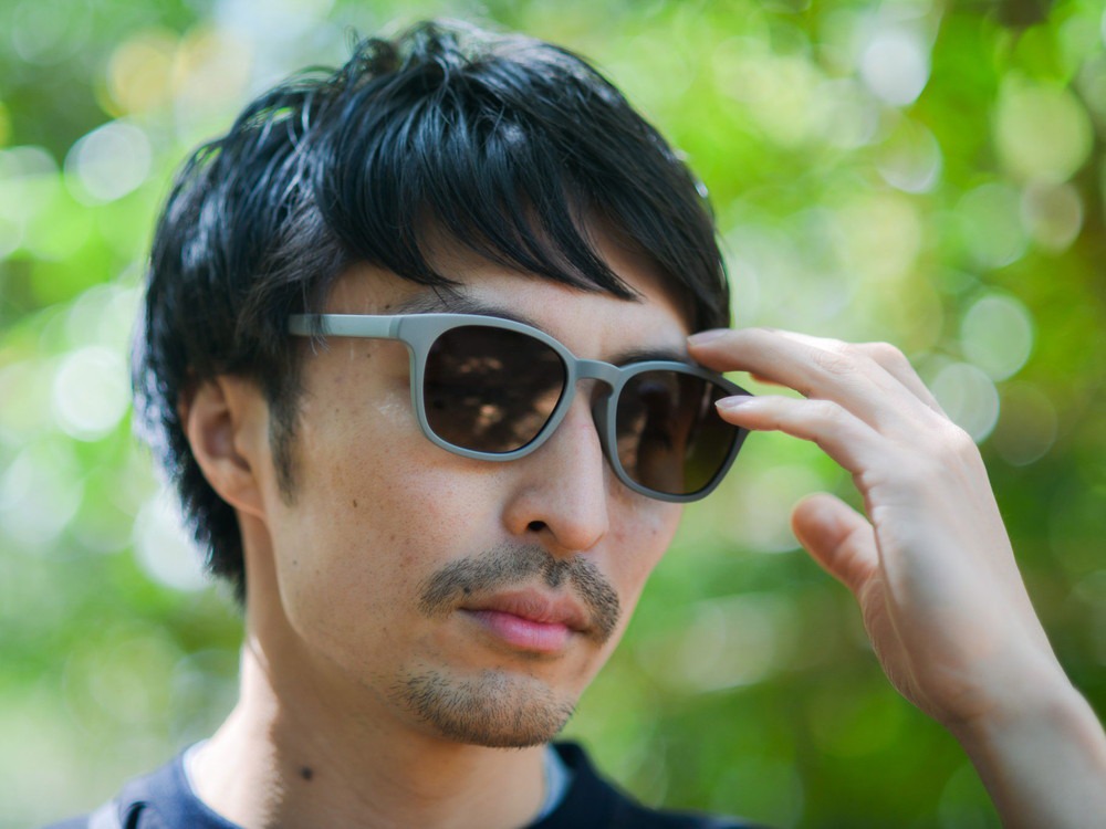 JINS × Snow Peak Rubber Sunglasses 灰 (Wellington)偏光レンズ