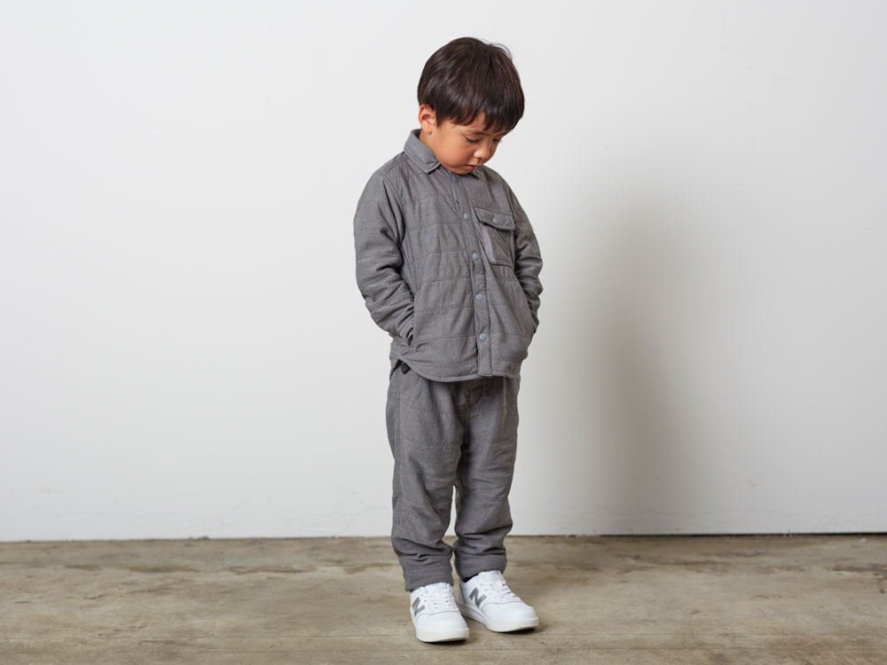 キッズフレキシブルインサレーションシャツ 1 メランジェグレー Sw 18sk000gy シャツの通販 アウトドア用品 はスノーピーク Snow Peak