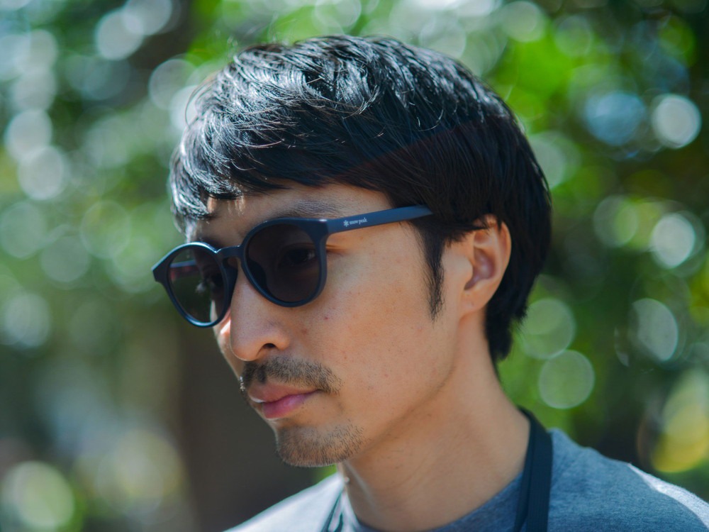 JINS × Snow Peak Rubber Sunglasses 藍(Boston)ドライブレンズ