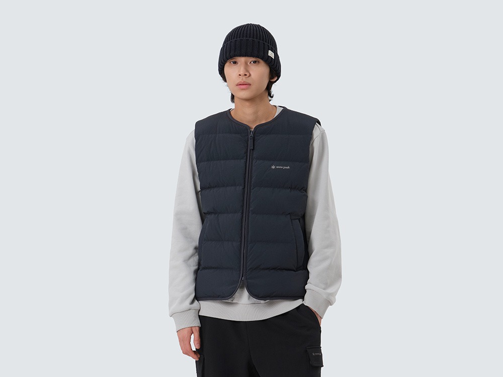 Land Lightweight Down Vest M DARK NAVY
