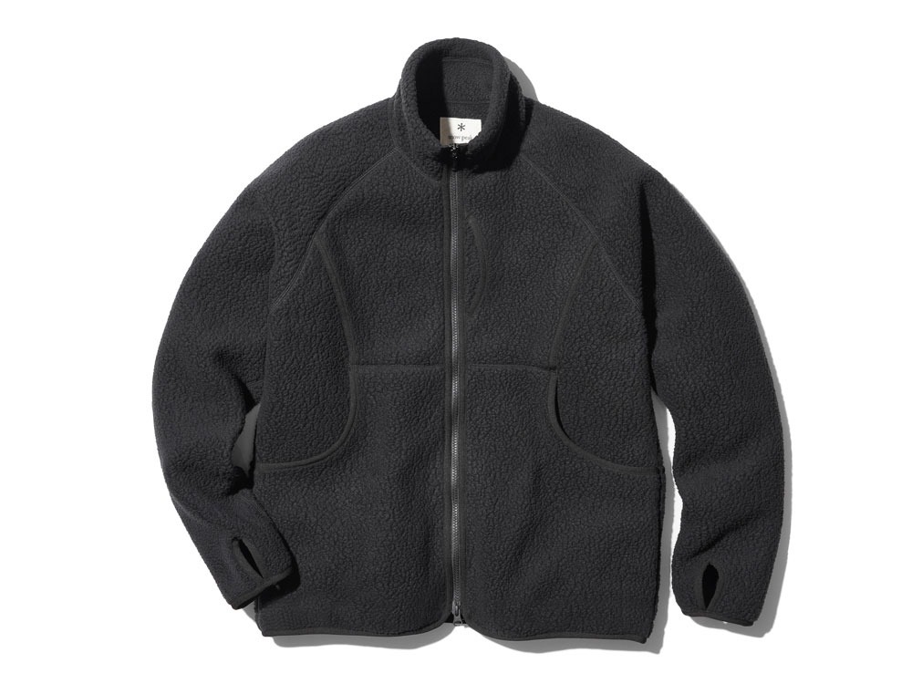 Snow Peak WDS Boa Fleece Jacket Black