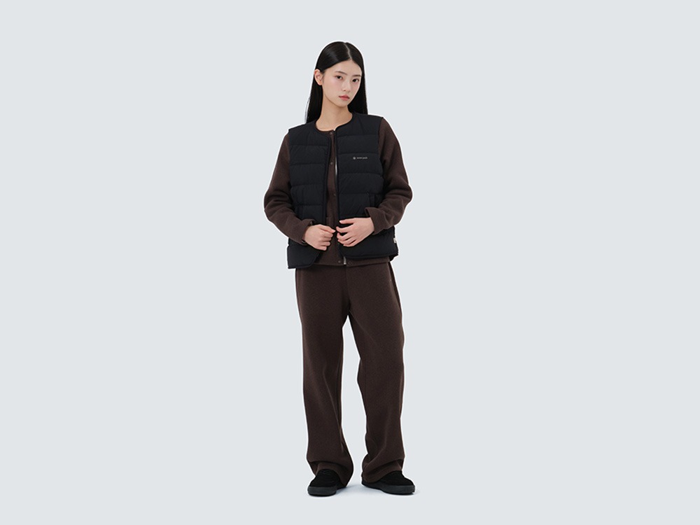 Land Women's Lightweight Down Vest M BLACK