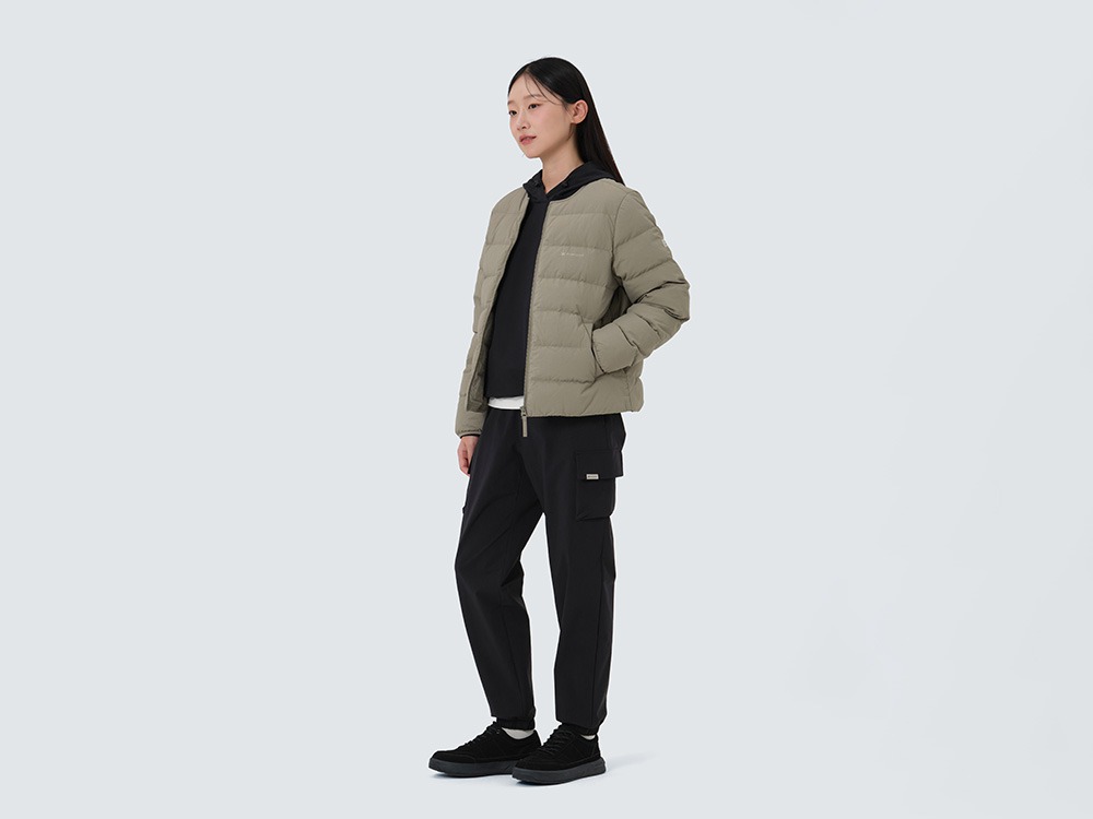Land Women's Lightweight Down Jacket S OLIVE