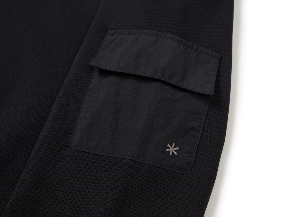 Land Pocket Sweatshirt M BLACK