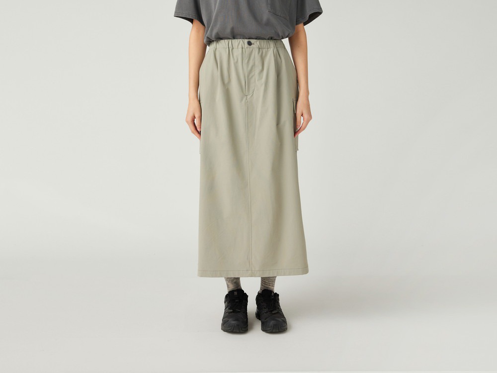 【先行予約商品】Water-Repellent Stretch Skirt 1 LIGHT GREY