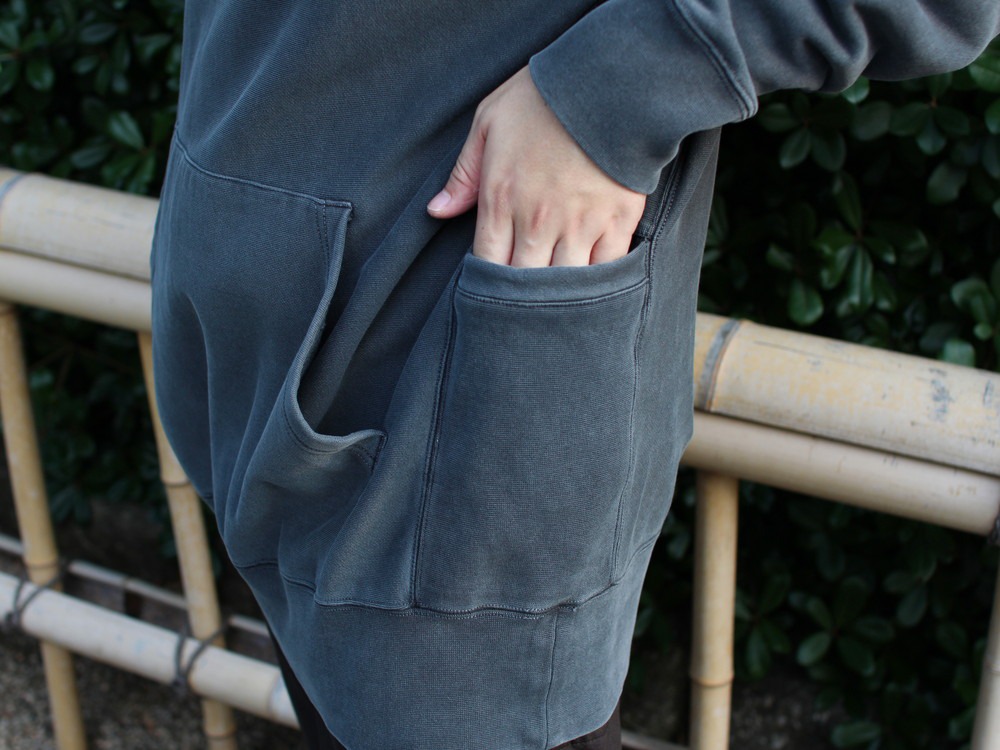 Garment Dyed Hoodie S DARK GREEN
