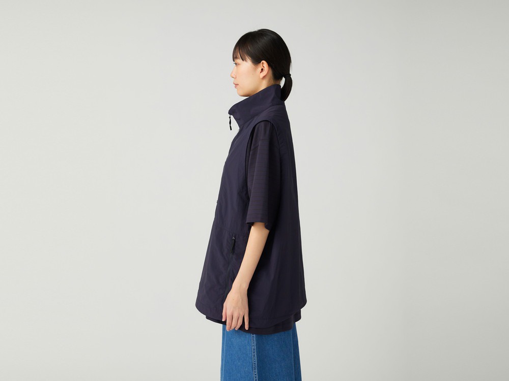 【先行予約商品】Nylon Tussah Utility Storage Vest S BLACK