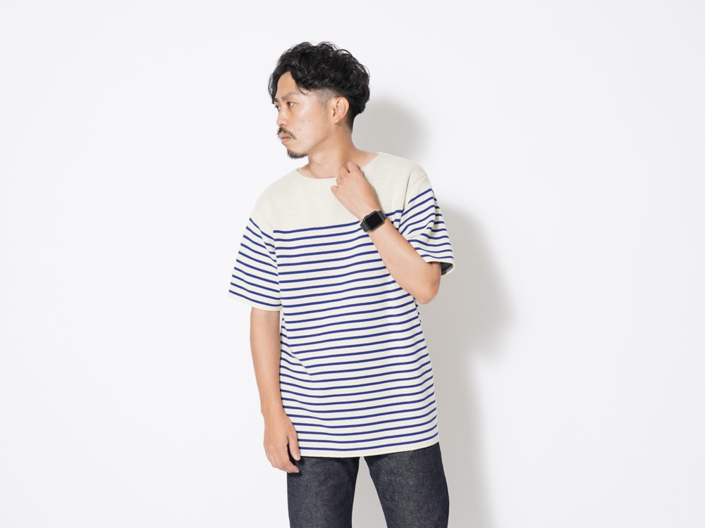 Co/Ny/Pe S/S Boat Neck Pullover S ECBL