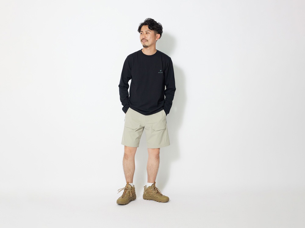 Snow Peak  Active Comfort Shorts／黒Mサイズ